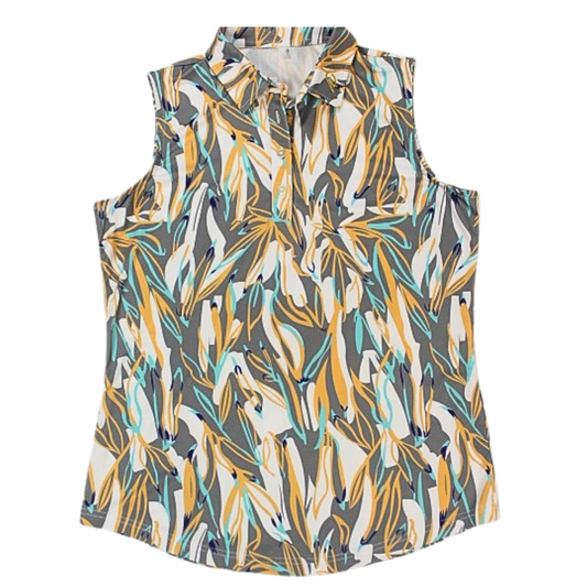 Sandstone Swing Sleeveless Polo